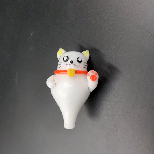 Empire Glassworks Zen Kitty Bubble Cap-Meech Madness Smoke Shop