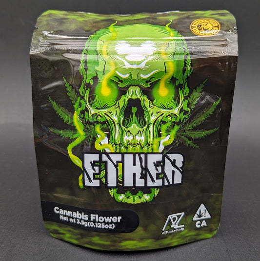 Ether 3.5g Mylar Bags-Meech Madness Smoke Shop