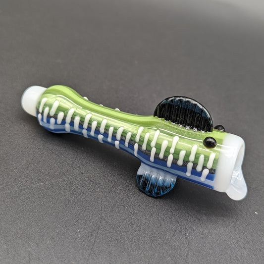 Fish Chillum Pipe 3.75" w/ Fins-Avernic Smoke Shop