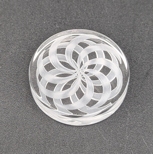 Flat Spinner Disc Carb Cap-Avernic Smoke Shop