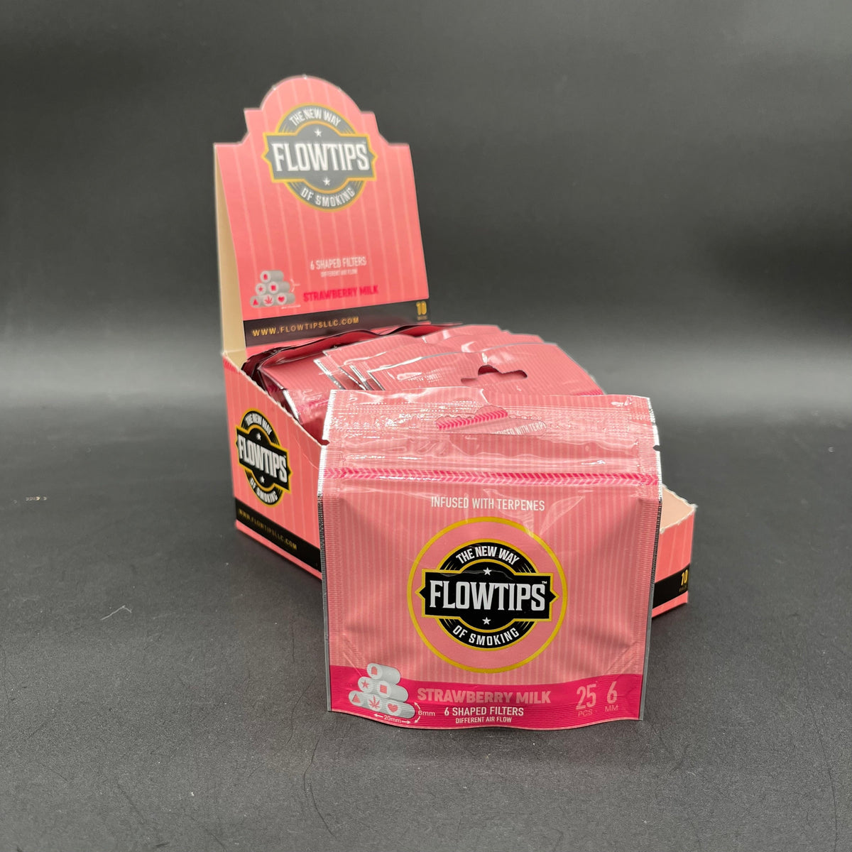Flowtips Hollow Shaped Filters | Terpene Infused-Meech Madness Smoke Shop