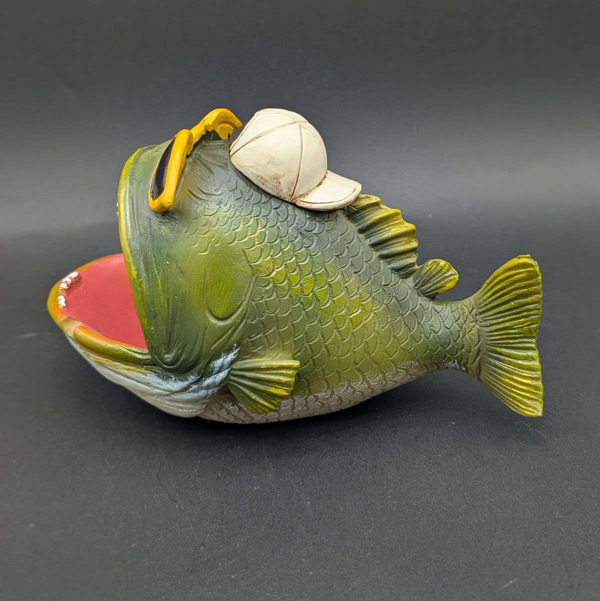 Fly & Fresh Fish Polyresin Ashtray | 4.3" x 7"-Avernic Smoke Shop