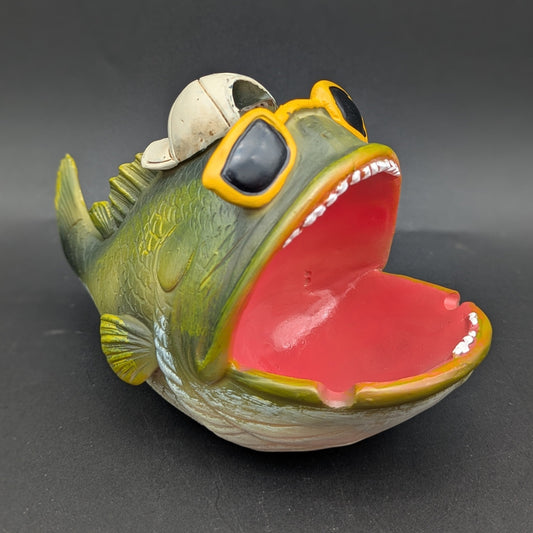 Fly & Fresh Fish Polyresin Ashtray | 4.3" x 7"-Avernic Smoke Shop