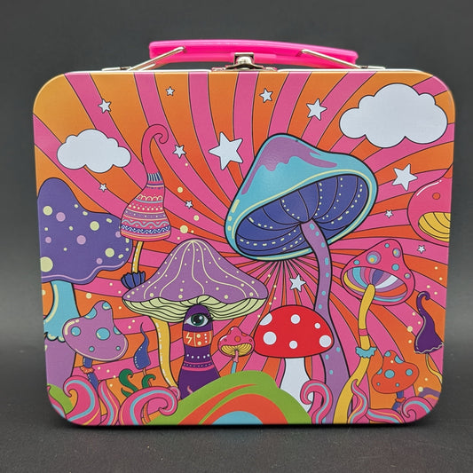Fujima Handled Tin Stash Box | 6.5"-Avernic Smoke Shop