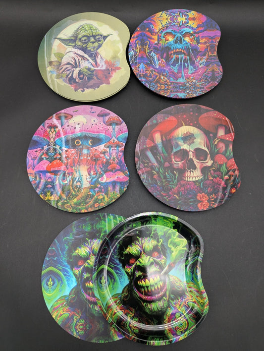 Full Art Rolling Trays w/ Cover - Meech Madness Smoke Shop