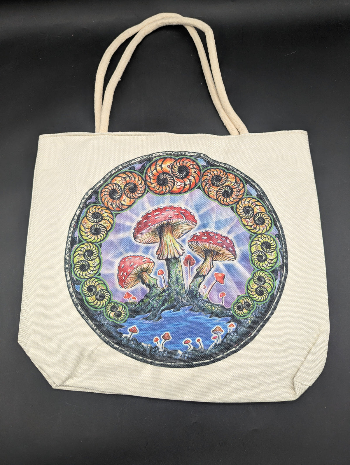 Full Print Canvas Tote Bags-Meech Madness Smoke Shop