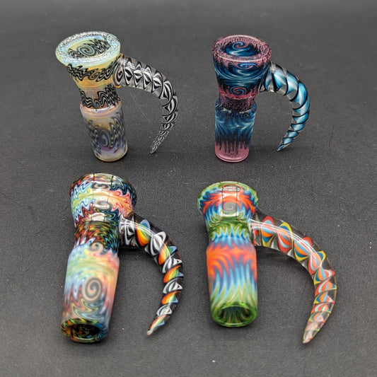 Full Wig Wag 18mm Heady Slide w/ Claw - by Connor Klaus-Avernic Smoke Shop