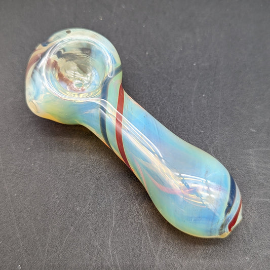 Fumed Dual Spiral Classic Pipe-Avernic Smoke Shop