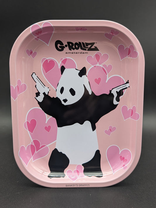 G-ROLLZ Panda Gunnin' Rolling Tray-Avernic Smoke Shop