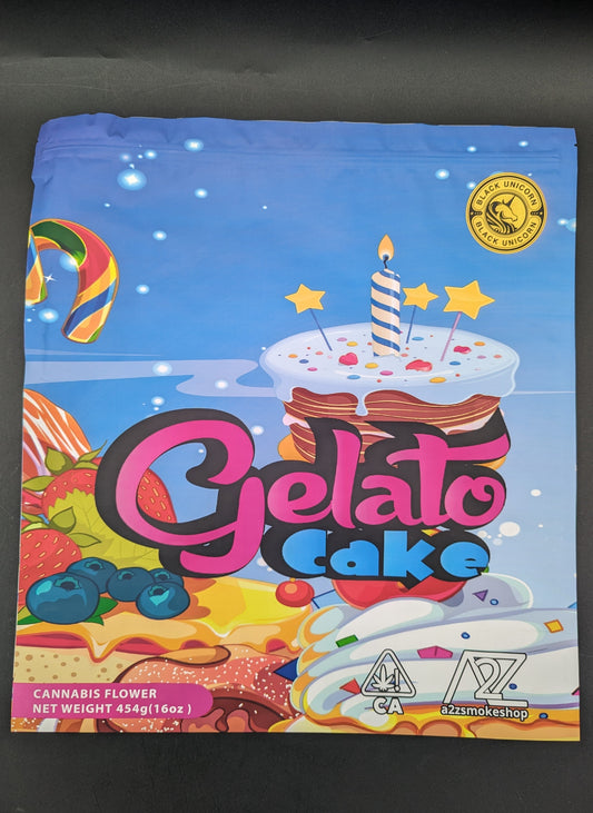 Gelato Cake 1 Pound Mylar Bags-Meech Madness Smoke Shop