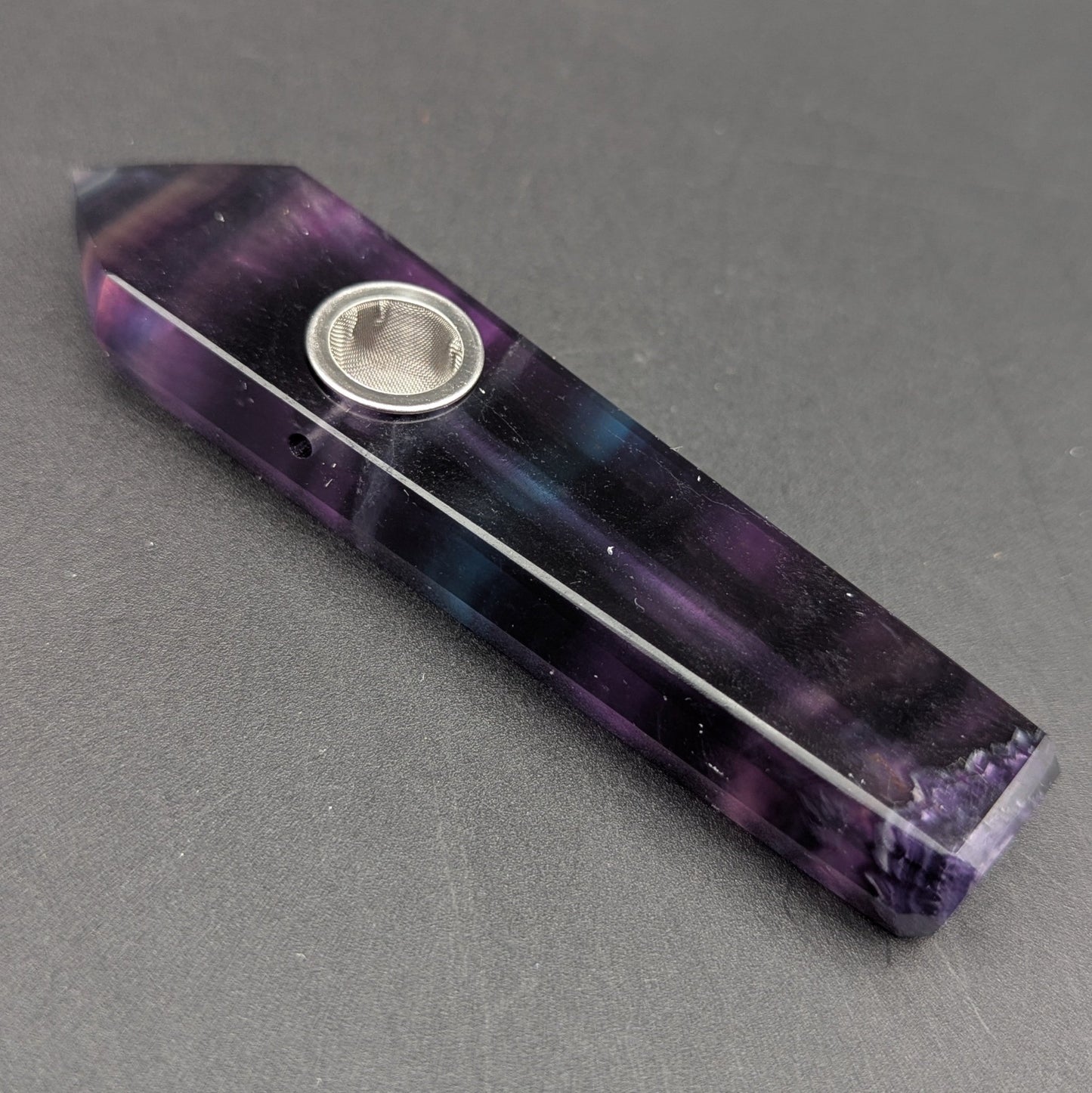 Gemstone Hand Pipe | 4" - Meech Madness Smoke Shop