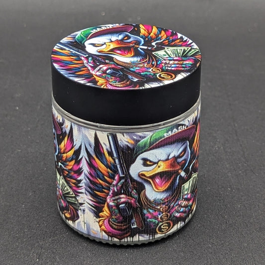 Glass Cash Money Eagle Storage Jar 7g - Meech Madness Smoke Shop