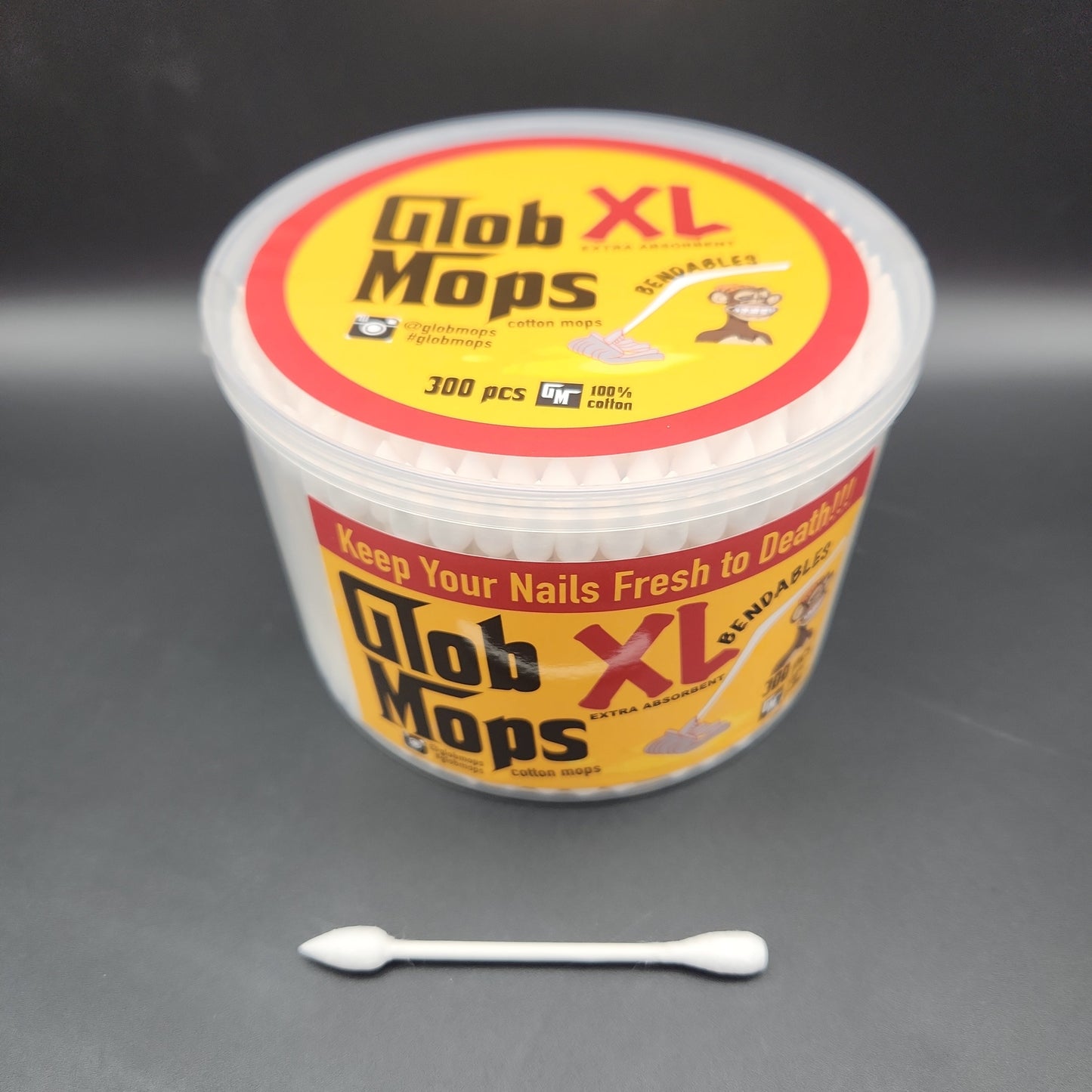 Glob Mops XL Cotton Swabs Bendables 300 Count-Avernic Smoke Shop