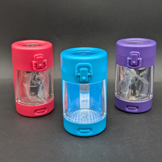 Glow Jar LED Magnifying Display Jar-Meech Madness Smoke Shop