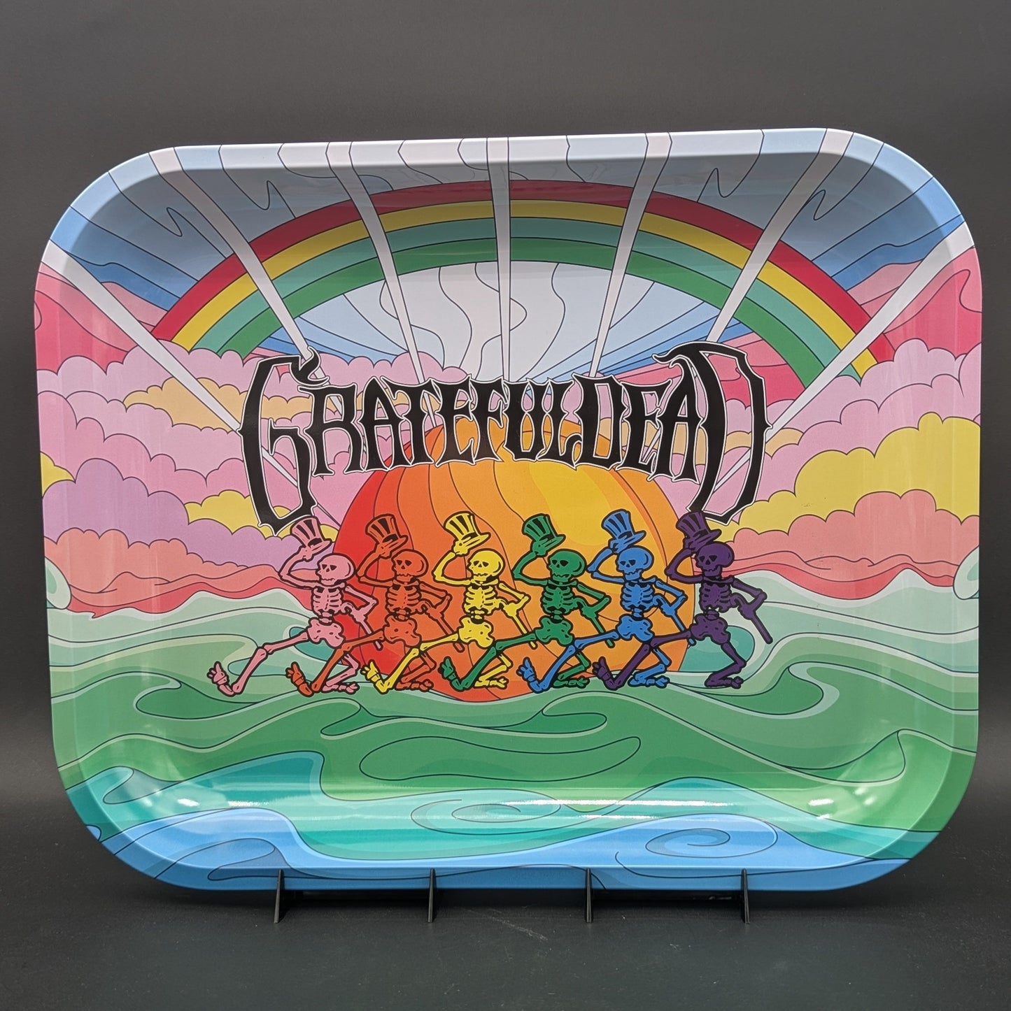 Grateful Dead Rolling Tray | Under The Rainbow | 13"x11"-Avernic Smoke Shop