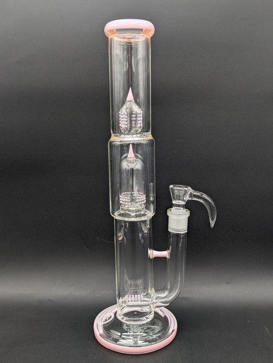 Greek Glass 16" Kingstem Dome Perc-Avernic Smoke Shop