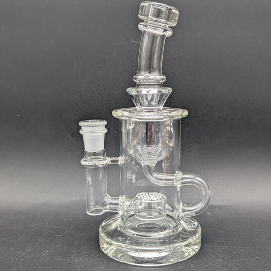 Greek Glass 7.5" Klein Recycler Rig-Avernic Smoke Shop