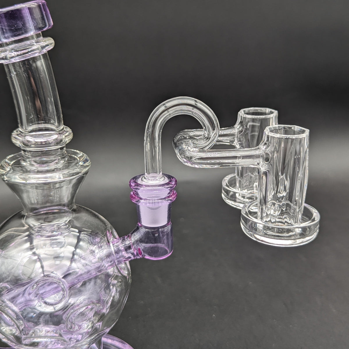Greek Glass Double Faceted Charmer 14mm-Meech Madness Smoke Shop