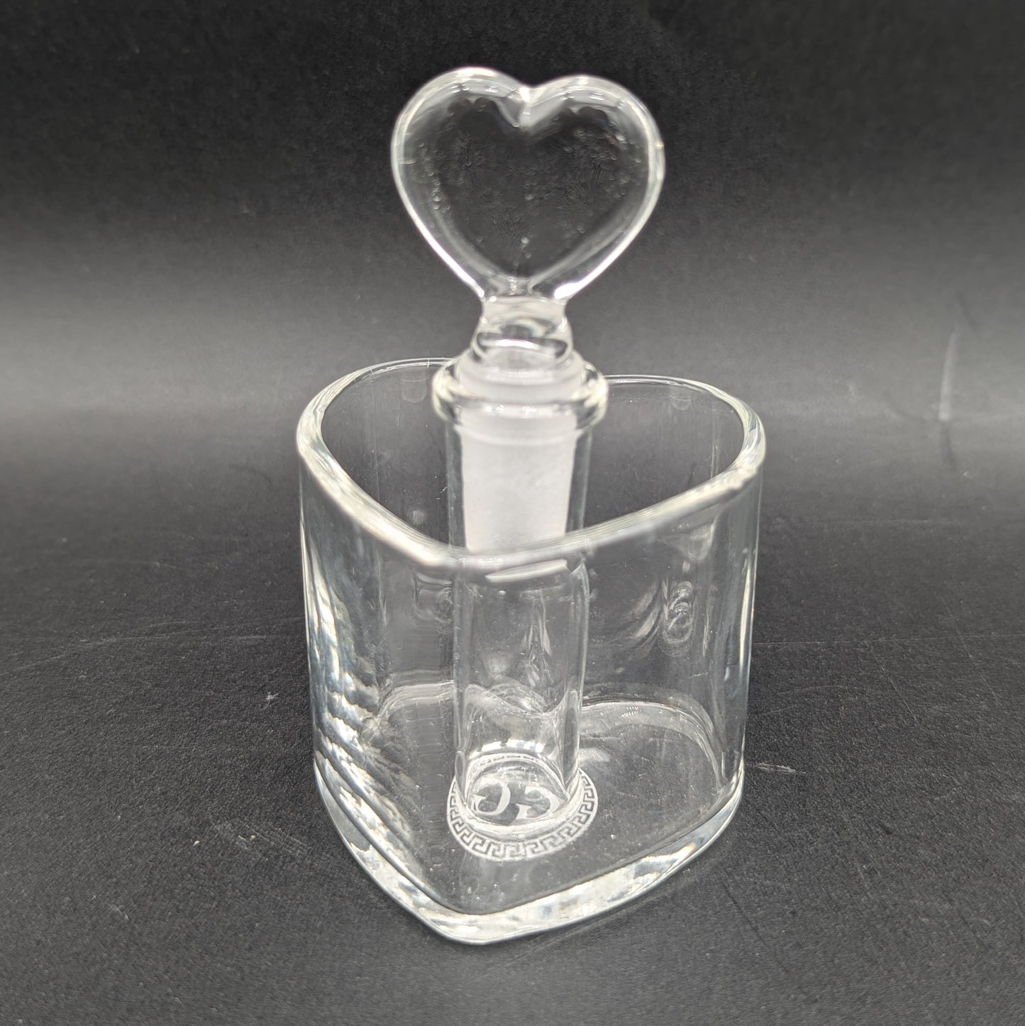 Greek Glass Heart Shaped Qtip & Iso Holder-Avernic Smoke Shop