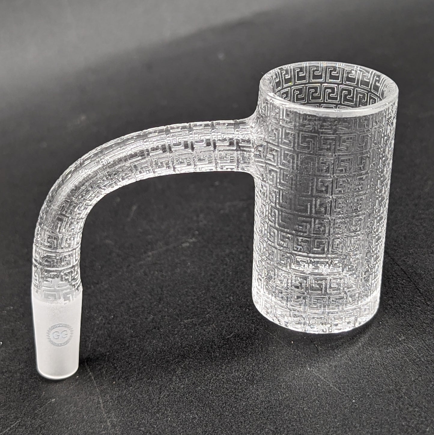 Greek Glass HQ Deep Etched Banger 10mm-Meech Madness Smoke Shop