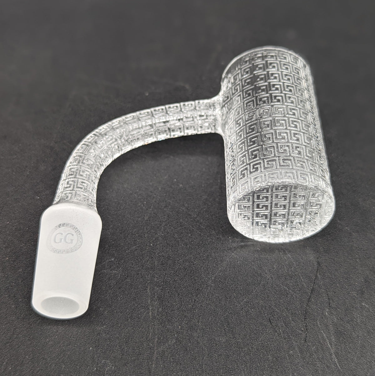 Greek Glass HQ Deep Etched Banger 14mm-Meech Madness Smoke Shop