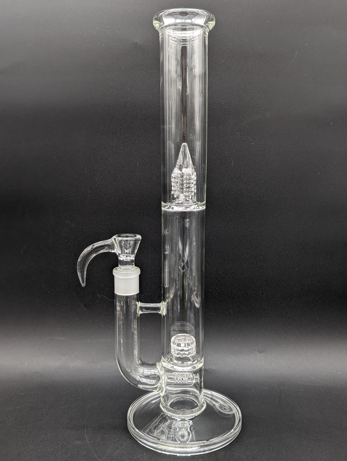Greek Glass Inline to 360 Grid Cap Tube-Meech Madness Smoke Shop