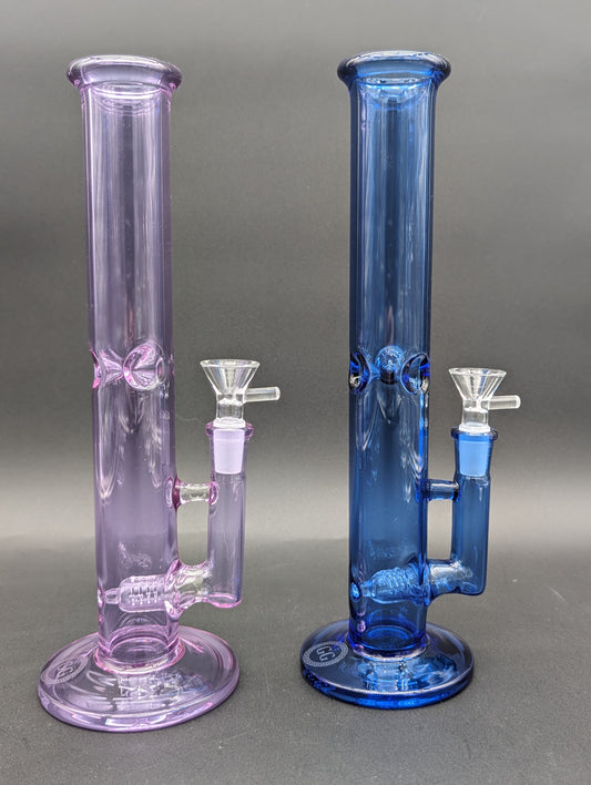 Greek Glass Mini Grid Full Color Tube-Avernic Smoke Shop