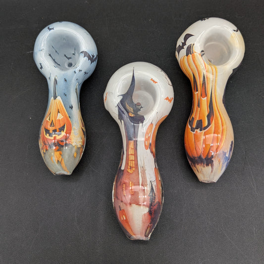 Halloween Design Hand Pipe 4"