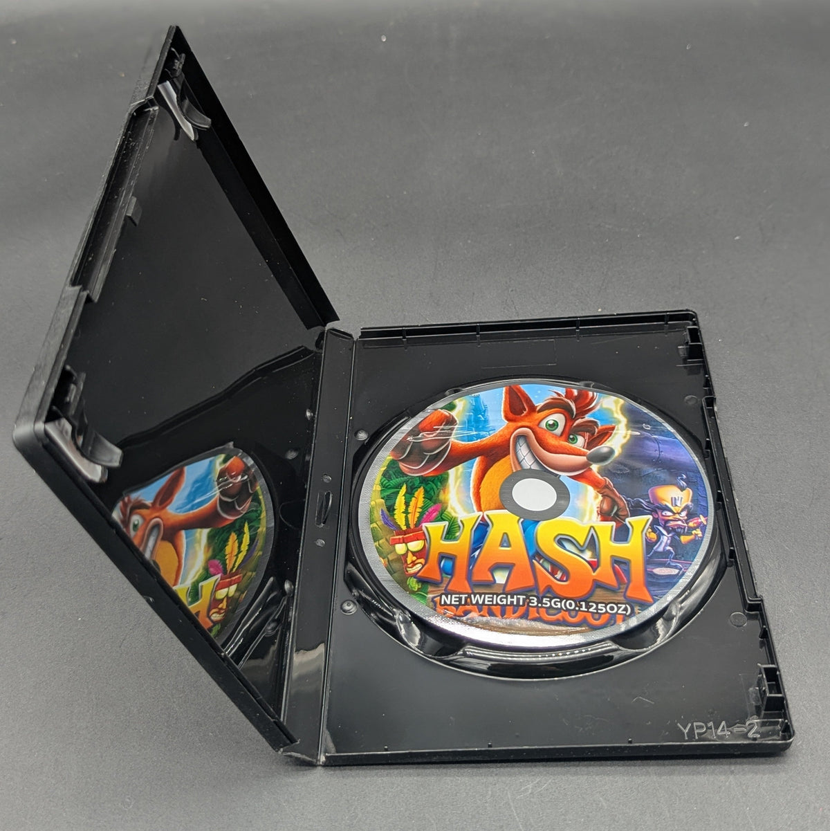 Hash Bandicoot - 3.5g Mylar Bag and DVD Case-Meech Madness Smoke Shop