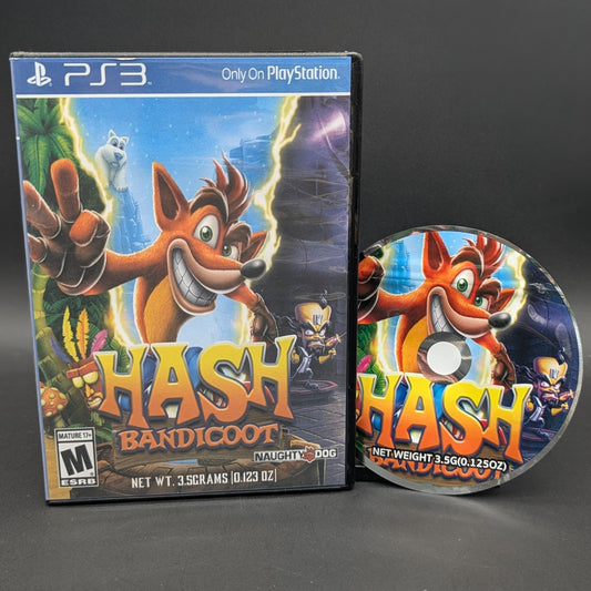 Hash Bandicoot - 3.5g Mylar Bag and DVD Case-Meech Madness Smoke Shop