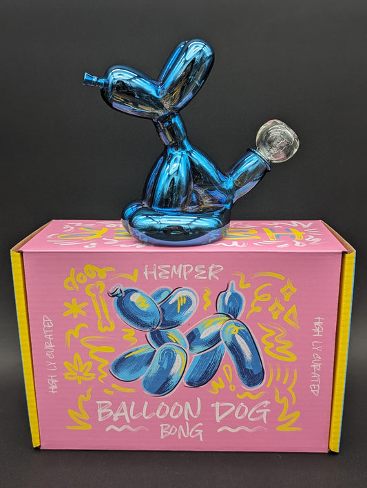 Hemper Balloon Dog Glass Water Pipe | 5.5"-Avernic Smoke Shop