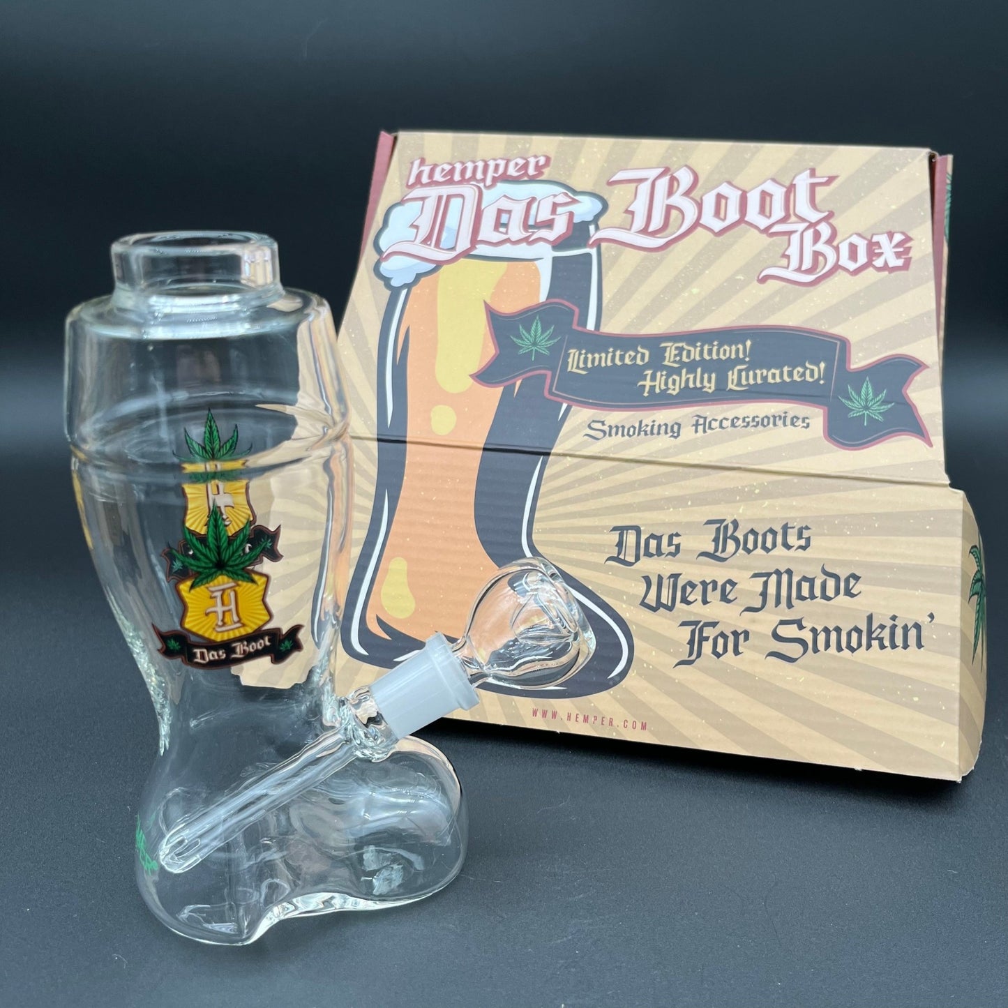 Hemper DasBoot Bong - Meech Madness Smoke Shop