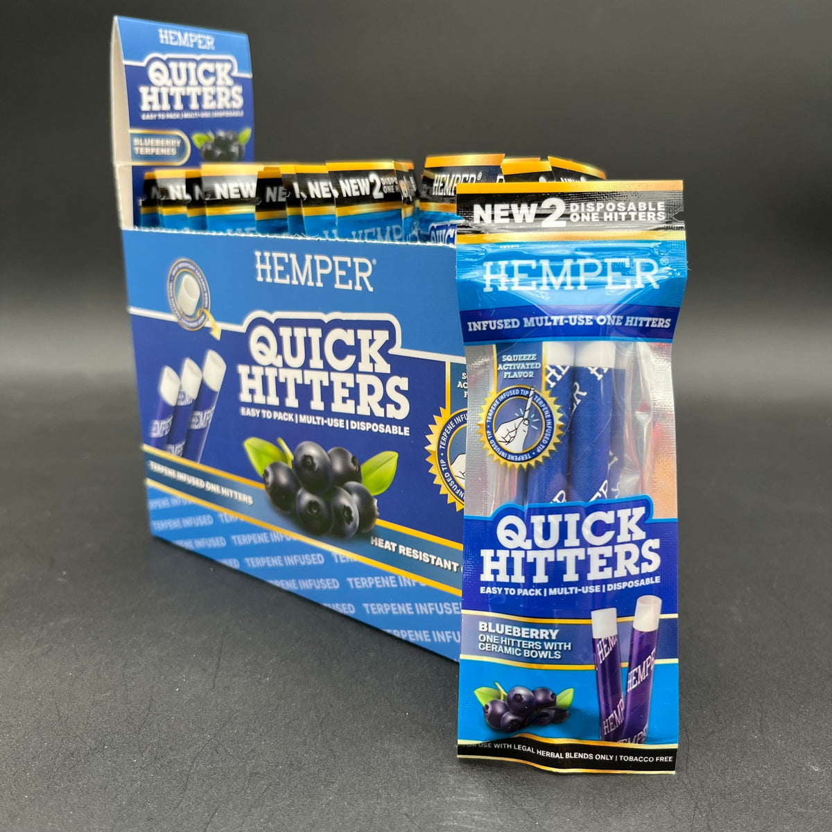 Hemper Eco-Friendly Quick Hitter | 2/pk-Meech Madness Smoke Shop