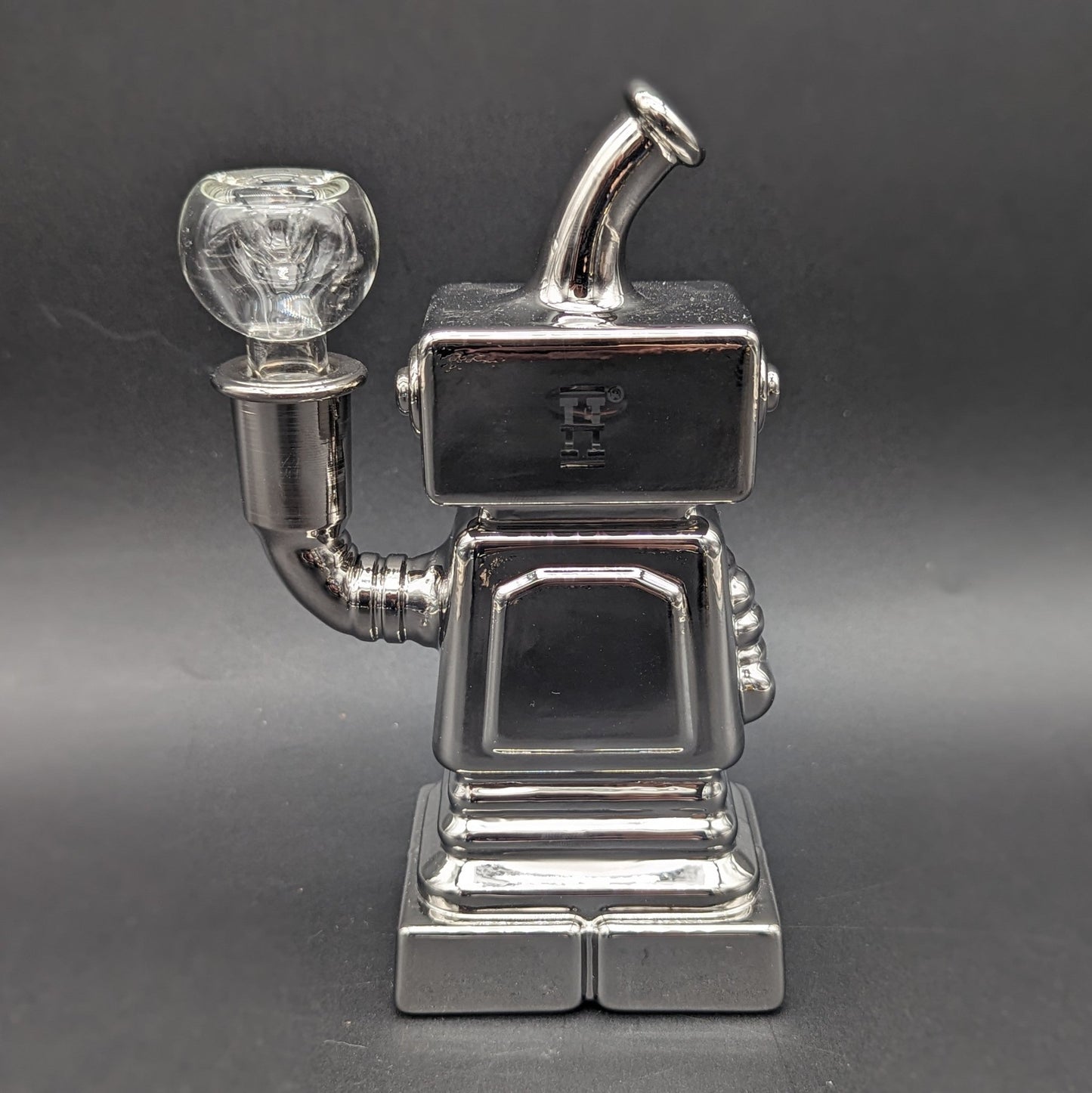Hemper Hi - Robot Glass Water Pipe | 5.9" | 14mm - Meech Madness Smoke Shop