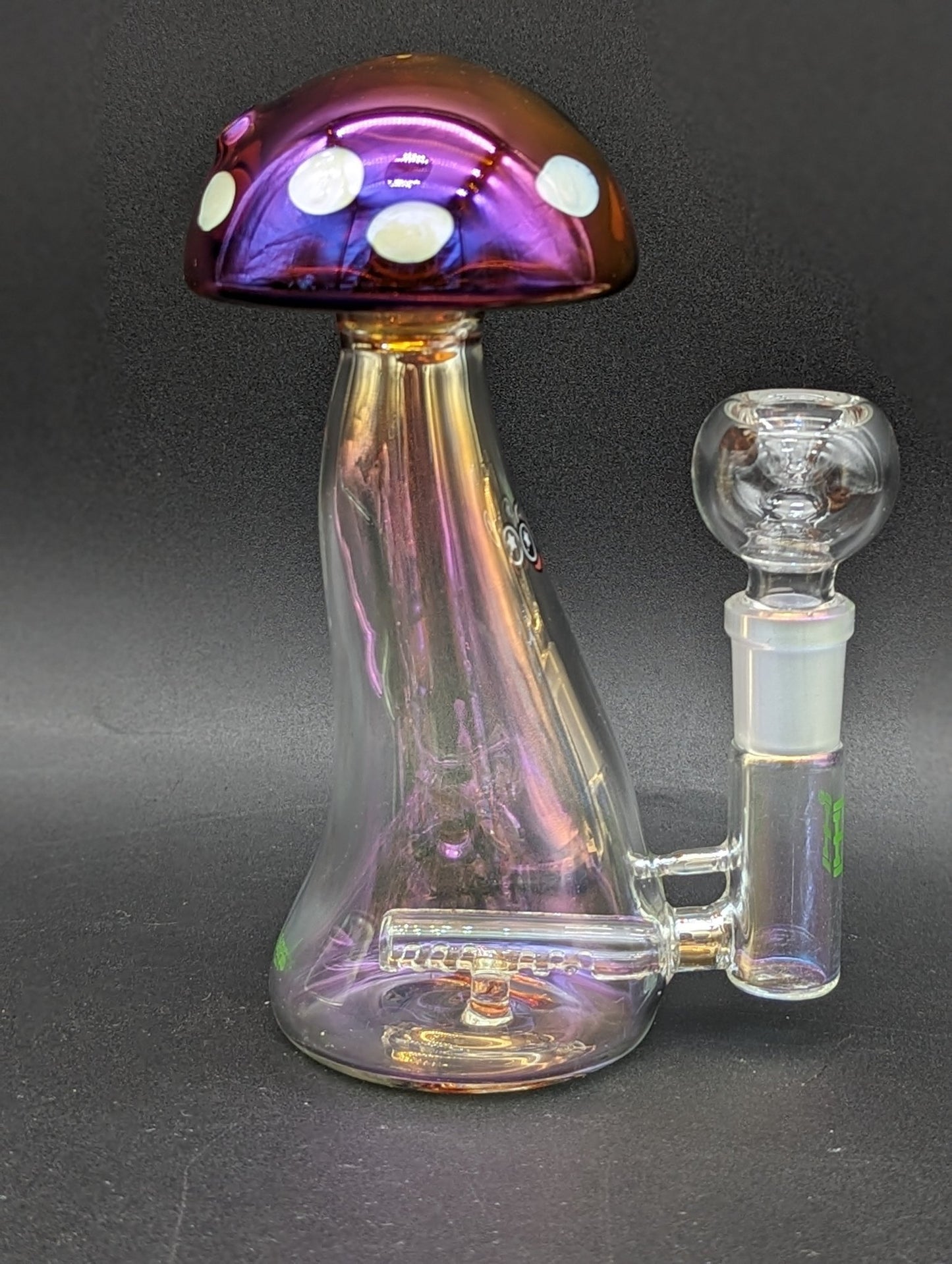 Hemper Trippy Shroom Glass Water Pipe | 5.75" - Meech Madness Smoke Shop