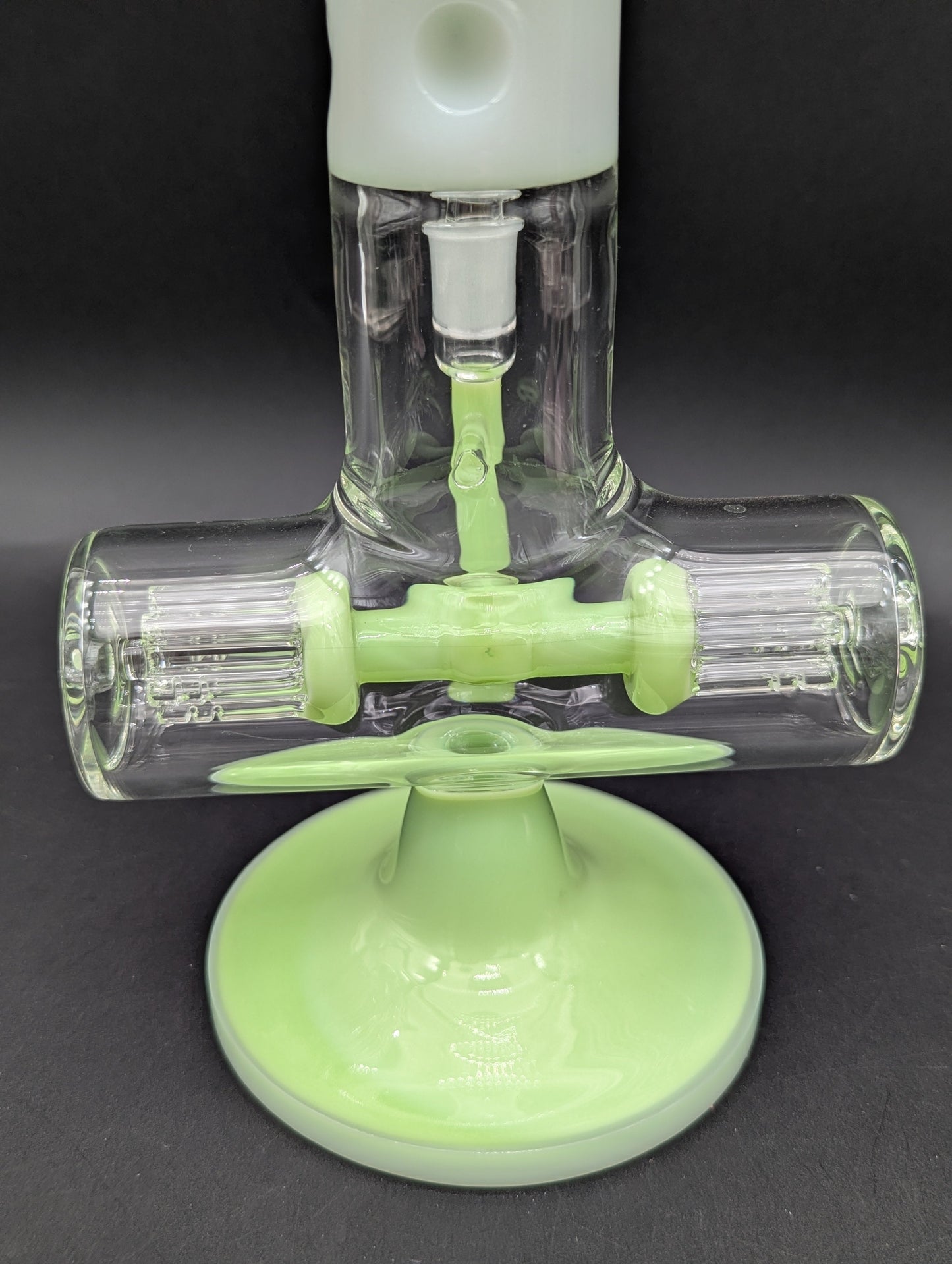 Hittn Glass 12" Dual Inline Trees Bong-Avernic Smoke Shop