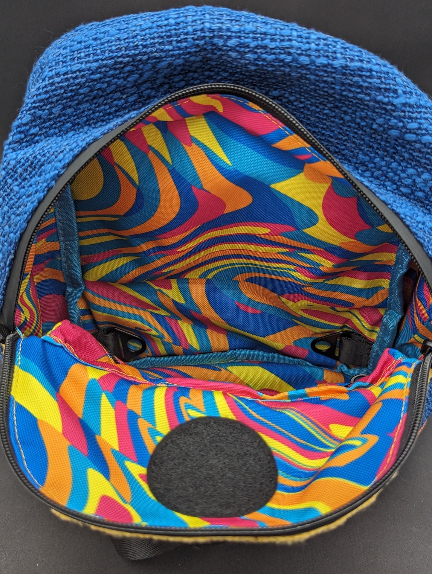 Hyperpop Reversible Mini Backpack + Bucket Hat Set - Grassroots Collab - Meech Madness Smoke Shop