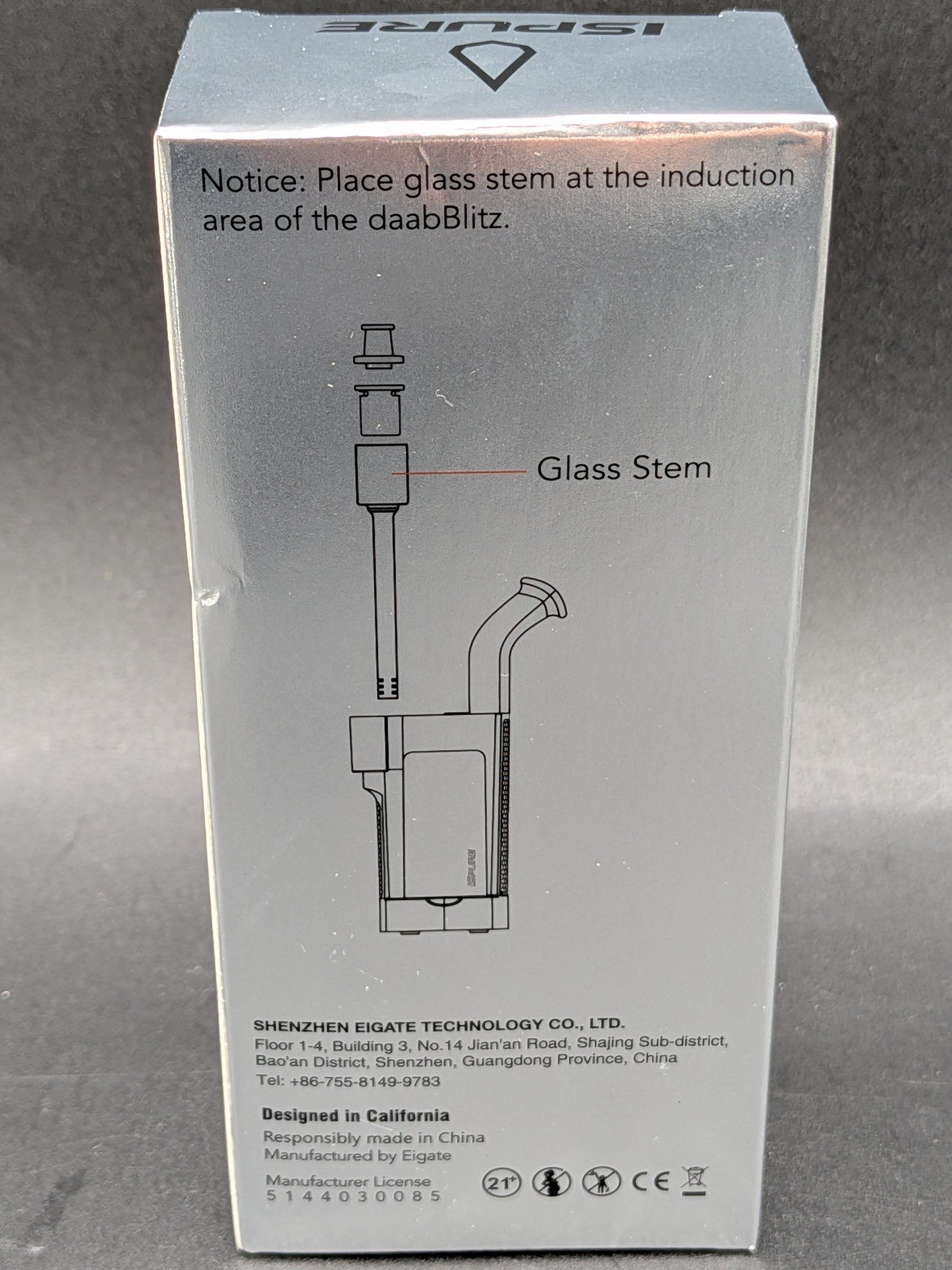 Ispire Blitz Glass Replacement Stem
