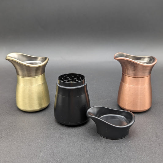 Kettle Shaped 4 Piece Herb Grinder-Meech Madness Smoke Shop