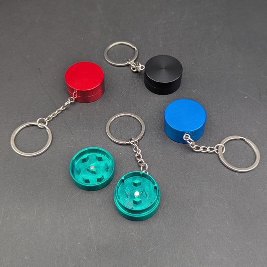 Keychain Grinder | 1.25" | Assorted Colors-Avernic Smoke Shop