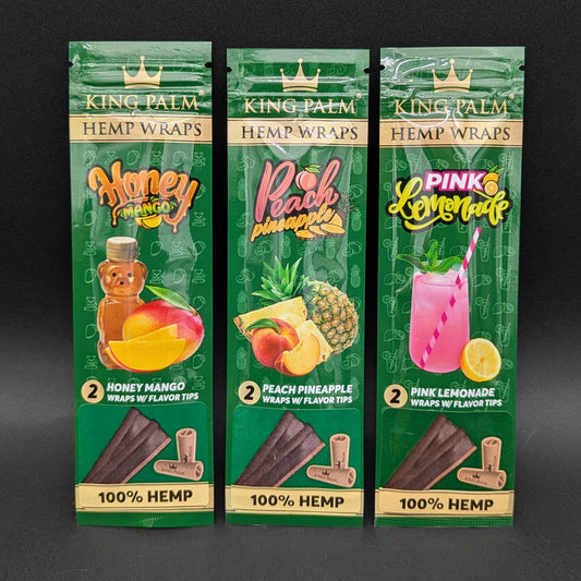 King Palm 2pk Hemp Wraps | Assorted Flavors-Meech Madness Smoke Shop