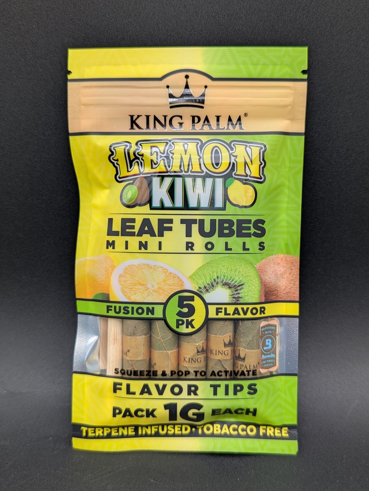 King Palm 5pk Mini Flavored Leaf Tubes