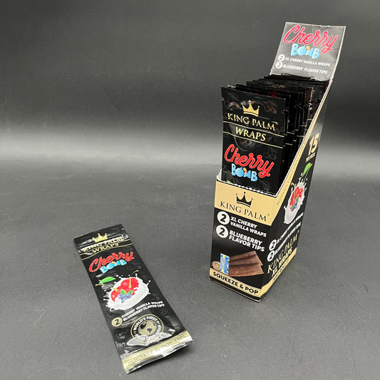 King Palm Wraps | Cherry Bomb-Meech Madness Smoke Shop