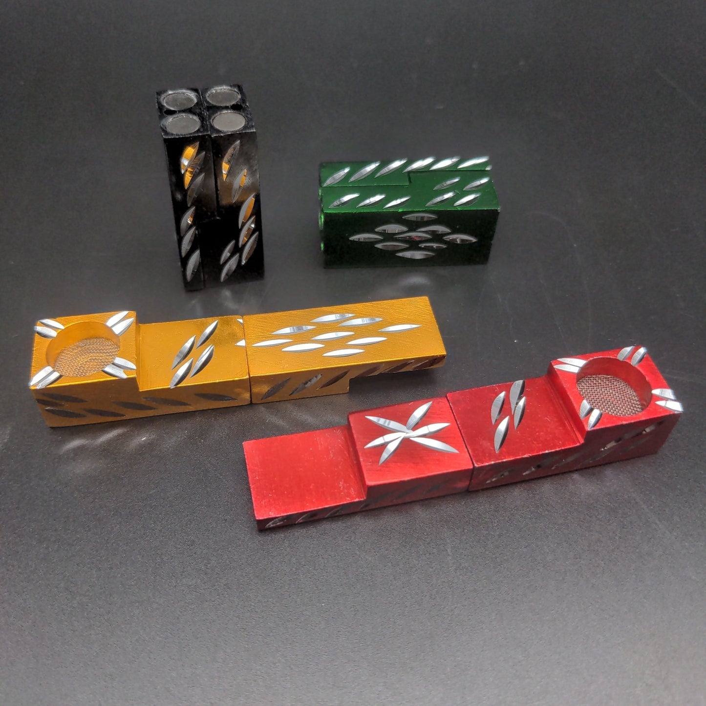 Large Diamond Cut Magnetic Pipe - Meech Madness Smoke Shop