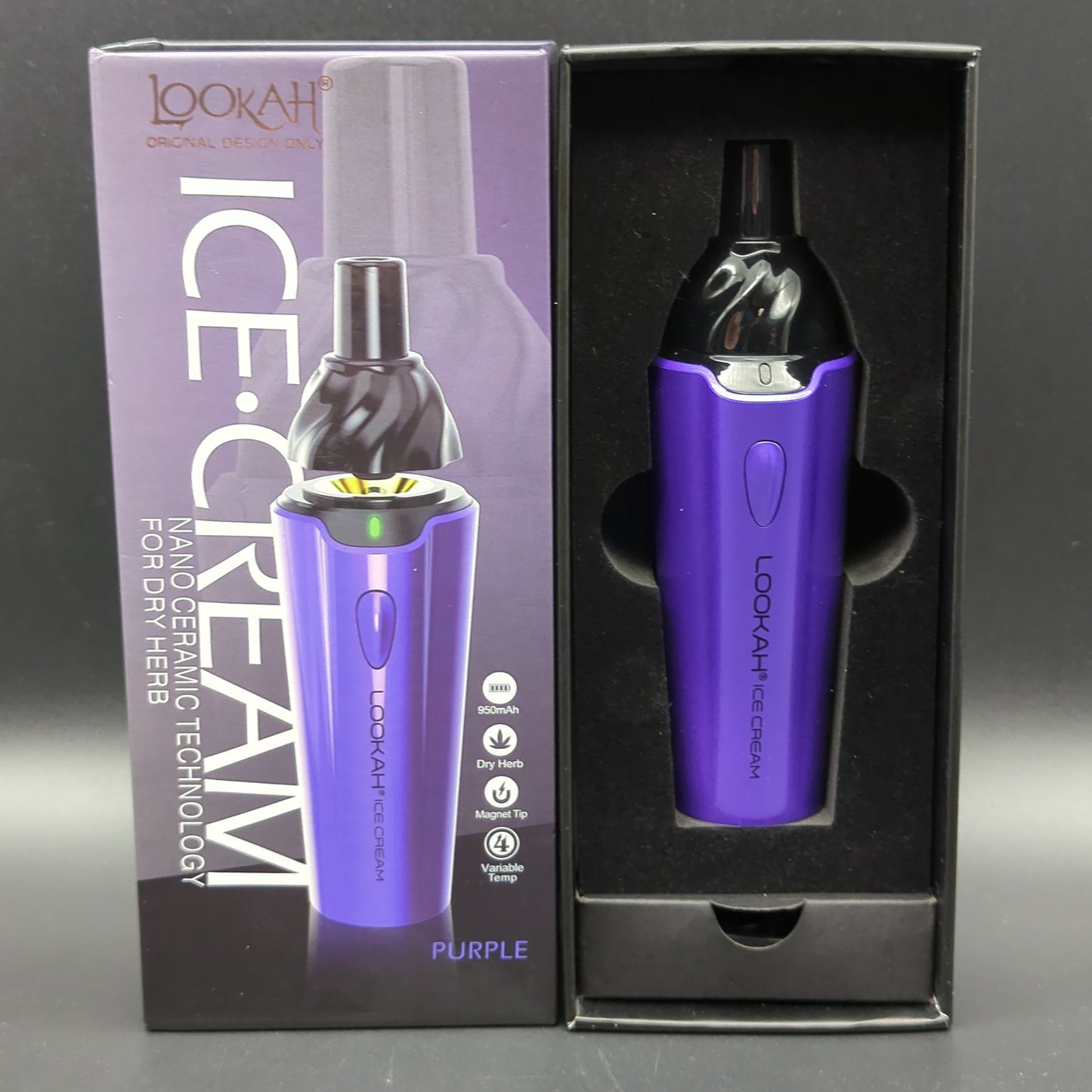 Lookah Ice Cream Dry Herb Vaporizer-Meech Madness Smoke Shop