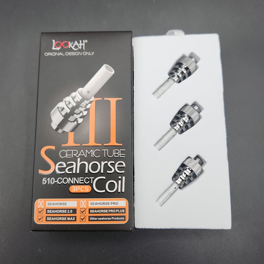 Lookah Seahorse PRO Ceramic Tube Coil III | 3pc Set-Avernic Smoke Shop