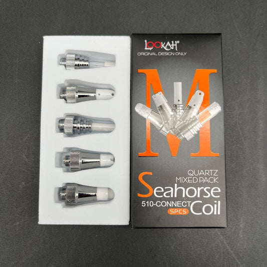 Lookah Seahorse Quartz M Coils | Mixed Pack - Meech Madness Smoke Shop