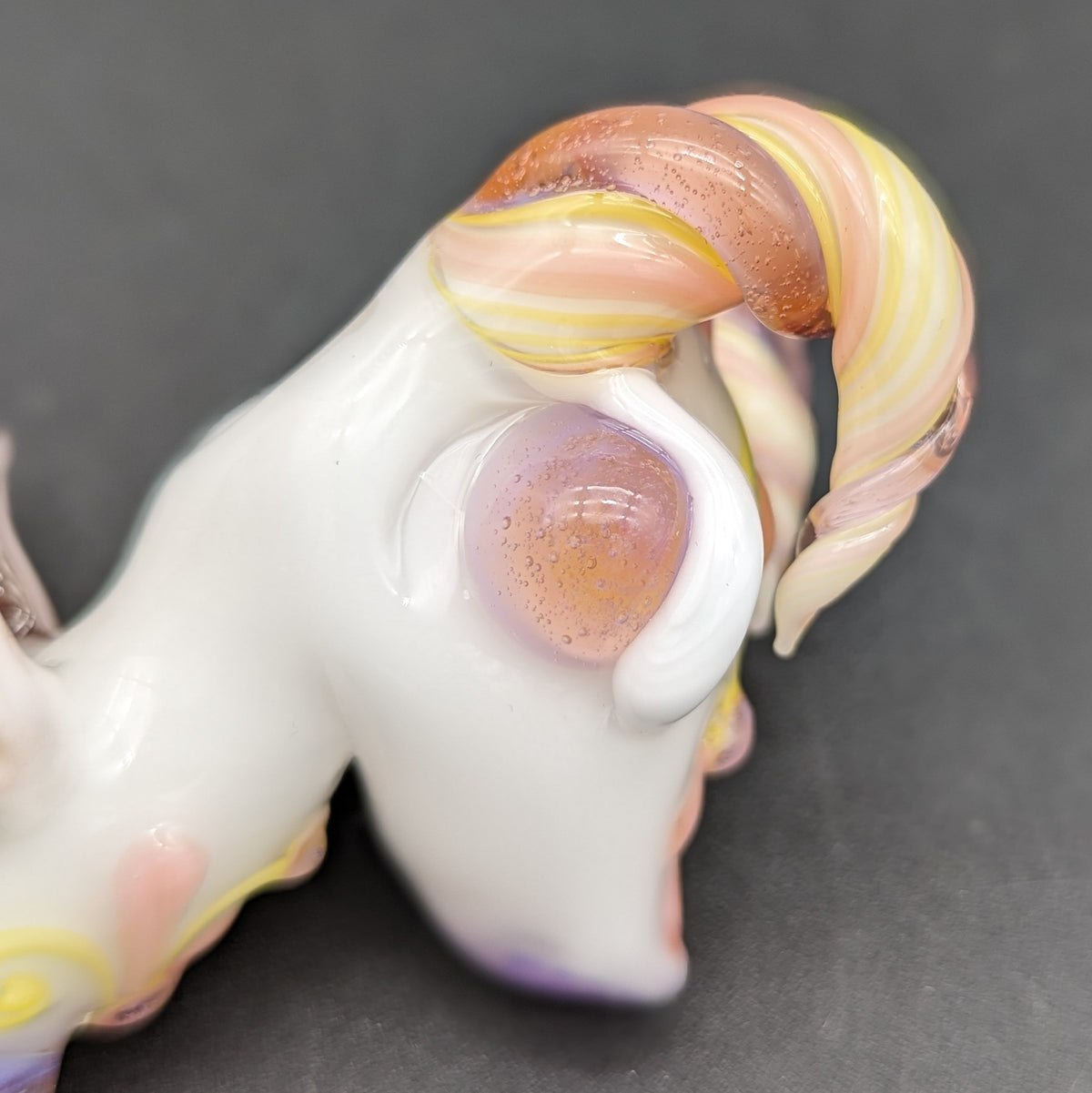 Lyric Glass - Horned Dragon Heady Glass Hand Pipe-Meech Madness Smoke Shop