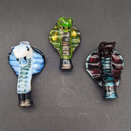 Mako Glass Puffco Pivot Mouthpiece | Cobra-Meech Madness Smoke Shop