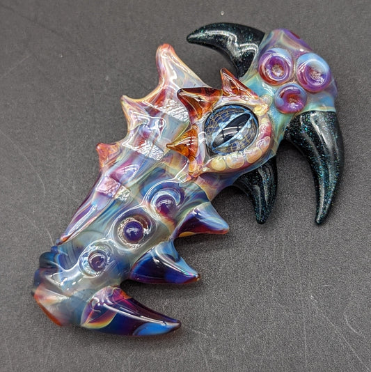 Mako Glass Sea Monster Chillum Pipe-Avernic Smoke Shop